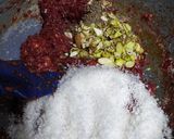 A picture of step 4 of Beetroot dry fruits Laddu.