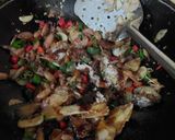 Foto langkah ke 7 dari resep Oseng baby cumi asin, ikan asin dan Pete.