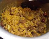 A picture of step 3 of Bachy hoye gosht ky kabab (leftover meat ky kabab).