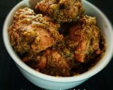 A picture of step 5 of Green Masala Chicken.