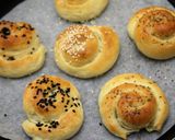 A picture of step 8 of Spiral Dinner Rolls.