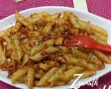 A picture of step 5 of Pasta Arrabbiata.