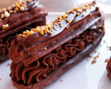 Foto del paso 20 de la receta: Eclairs de cacao relleno de trufa de chocolate