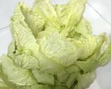Hình bước làm 1 của món Kim chi cải thảo