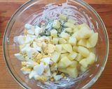 Foto del paso 2 de la receta: Ensalada de ejotes, papa y huevo saludable