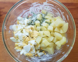 Foto del paso 2 de la receta: Ensalada de ejotes, papa y huevo saludable