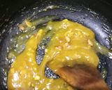 A picture of step 4 of Custard halwa.