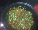 Foto del paso 3 de la receta: Potaje de lentejas con verduras y albóndigas