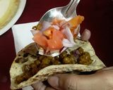 A picture of step 12 of Tandoori Tacos Tadak marka.