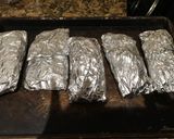 A picture of step 7 of Salmon and Asparagus Foil.