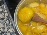 Mermelada de ciruelas amarillas y manga