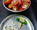A picture of step 1 of Creamy Matar Paneer.
