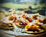 Foto del paso 4 de la receta: Miniaperitivo con bonito del norte (I): Blini con bonito y cebolla caramelizada