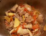 Foto del paso 10 de la receta Sopa de pollo de corral con verduras y pastas