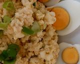 A picture of step 4 of My Egg,Spring onion and Soft Cheese mix#Breakfast#Lunch.