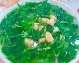 Hình bước làm 4 của món Canh rau lang nấu tôm tươi