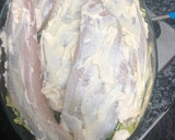 Foto del paso 3 de la receta: 272. Merluza gratinada sobre lecho de verduras y frutas (principal pescado)