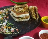 A picture of step 7 of Dabeli.