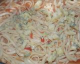 Foto del paso 3 de la receta: Fideos nido con cherry, tropezones de chori colorado y queso azul