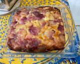 Une image de l'étape 16 de Gâteau aux pêches de vigne et miel.