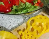 Foto del paso 1 de la receta Ensalada tricolor al tofu