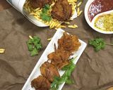 A picture of step 4 of Onion Pakora.