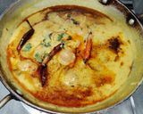 A picture of step 8 of Bihari Style Kadhi Badi.