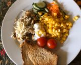 Gyors kukoricás ebéd home office idejére (30 perc) recept fázis 4 fotója