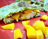 รูปขั้นตอนการทำที่ 7 ของ Chicken mango cheese quesadillas