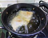 A picture of step 4 of Spiced Onion Potato Stuffed Pastries or Samosa.