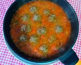 Foto del paso 9 de la receta Albóndigas de ternera magra marinadas en flores de romero fresco