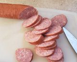 A picture of step 4 of Jambalaya.