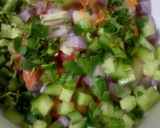 A picture of step 1 of Moth Dal Chaat.