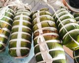 Hình bước làm 4 của món Bánh tét chữ