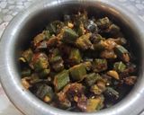 A picture of step 4 of Bhendi ki sabji.