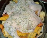 Foto del paso 2 de la receta: Pollo al horno con verduras