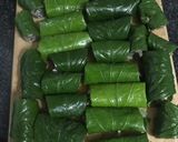 Hình bước làm 3 của món Chả thịt cuộn lá xương sông