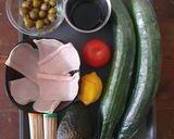 Foto del paso 1 de la receta: Sushi con pepino