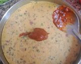 A picture of step 4 of Steam besan pizza cutlats.