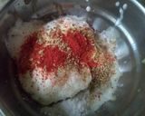 A picture of step 3 of Mutton reshmi kebab.