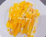 Hình bước làm 1 của món Cơm cuộn sắc màu