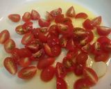 Foto do passo 3 de Macarrão com tomates cereja e muçarela