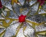 A picture of step 14 of Kaju Katli.