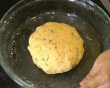 A picture of step 2 of Chatpati Aloo Puri.
