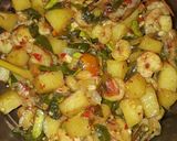 Foto langkah ke 8 dari resep Tumis Udang+kentang.