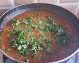 A picture of step 3 of RAJMA(red kidney beans curry).