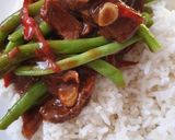 Foto langkah ke 4 dari resep Buncis Siram Sapi Lada Hitam.