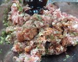 รูปขั้นตอนการทำที่ 1 ของ ลาบหมูชุบเกล็ดขนมปังทอด🌶🐷