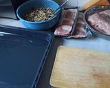 Baconös pulykamell tekercs recept fázis 4 fotója