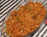 A picture of step 4 of Chicken Chowmein.